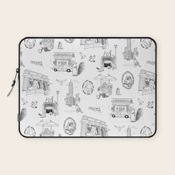 Squirrels and Pigeons take NY Laptop Sleeve Gallery Image 1