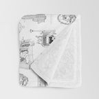 Squirrels and Pigeons take NY Throw Blanket Gallery Image 3