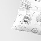 Squirrels and Pigeons take NY Pillow Sham Gallery Image 4