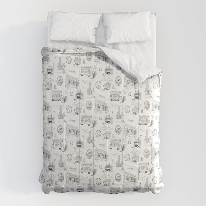 Squirrels and Pigeons take NY Comforter Gallery Image 1