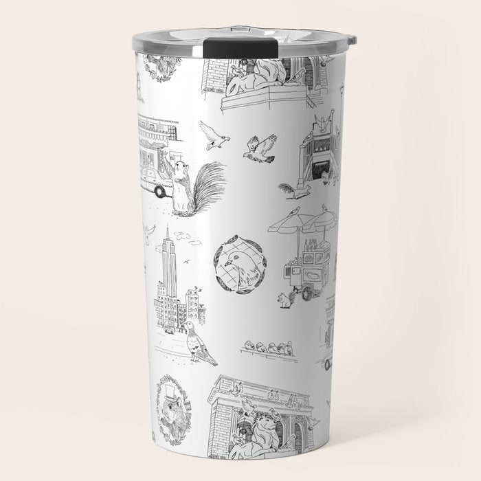 Squirrels and Pigeons take NY Travel Mug Gallery Image 1