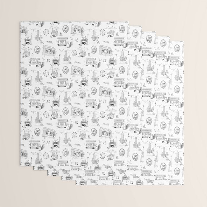 Squirrels and Pigeons take NY Wrapping Paper Gallery Image 3