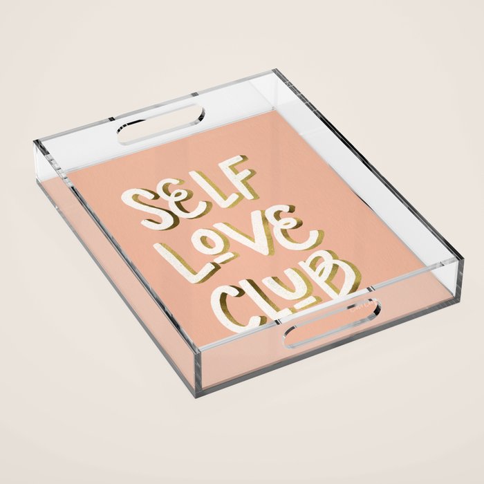 Self Love Club - Blush & Gold Palette Acrylic Tray Gallery Image 1