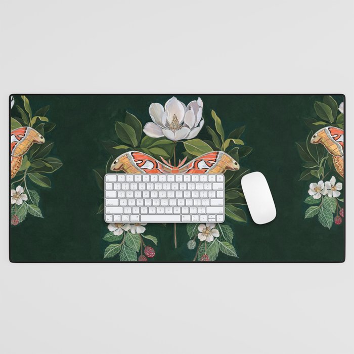 Atlas Moth Magnolia Desk Mat Gallery Image 1
