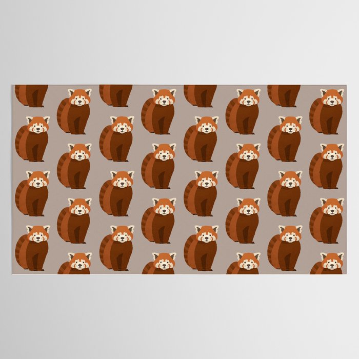 Whimsy Red Panda Tablecloth Gallery Image 2