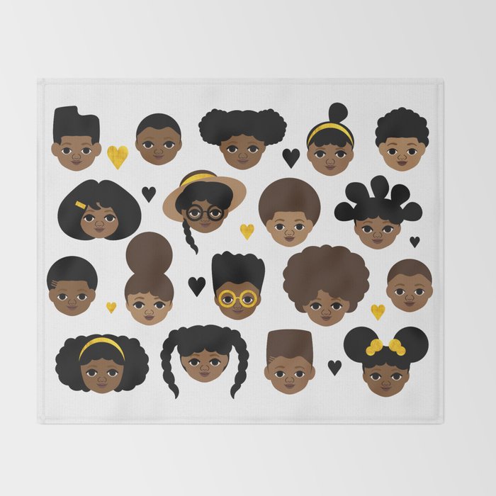 Girls and Boys Throw Blanket Gallery Image 2