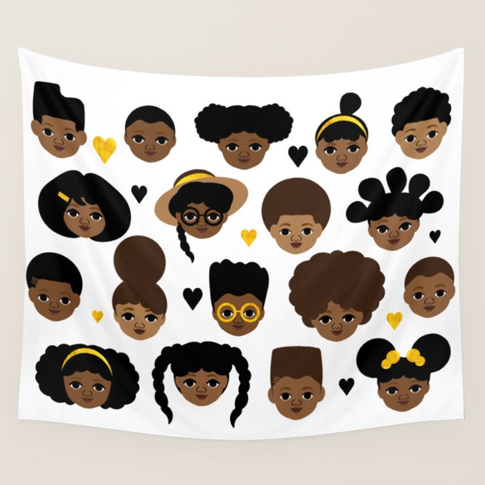 Girls and Boys Wall Tapestry Gallery Image 1