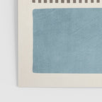 Light Blue Gray Lines Modern Minimal Abstract Artwork Poster Gallery Image 3