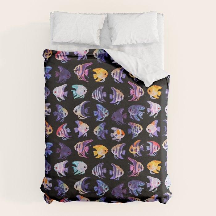 Angelfish! (freshwater) Duvet Cover Gallery Image 1