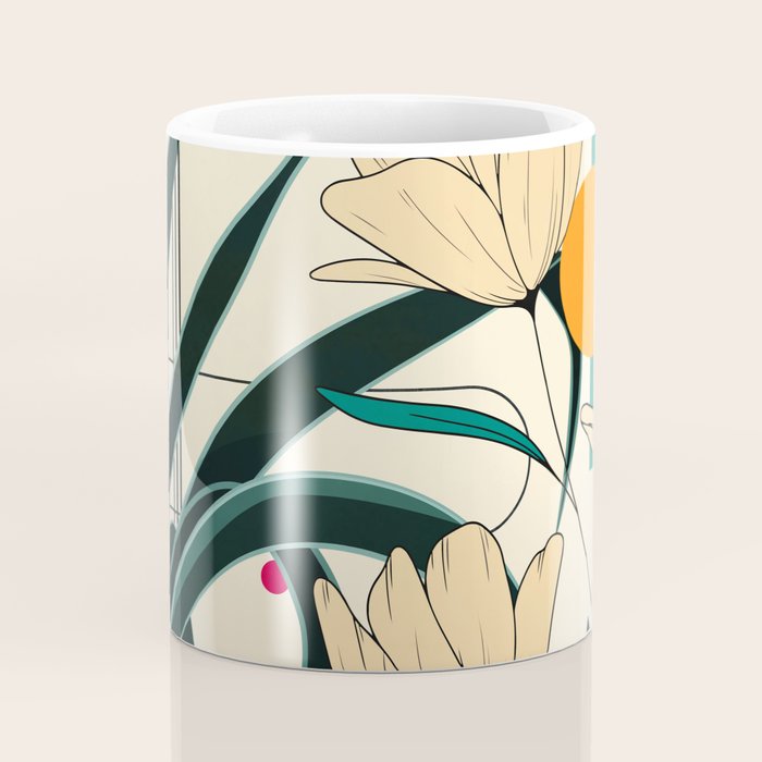 Petals Garden Geometry 2 Coffee Mug Gallery Image 4