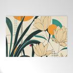 Petals Garden Geometry 2 Welcome Mat Gallery Image 1