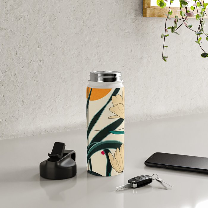 Petals Garden Geometry 2 Water Bottle Gallery Image 4