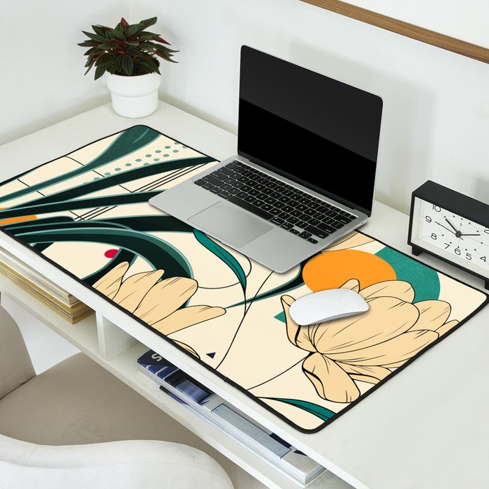 Petals Garden Geometry 2 Desk Mat Gallery Image 2