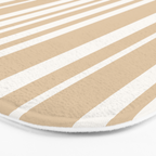 Classic Stripes XLIII - Neutral Tan Bath Mat Gallery Image 3