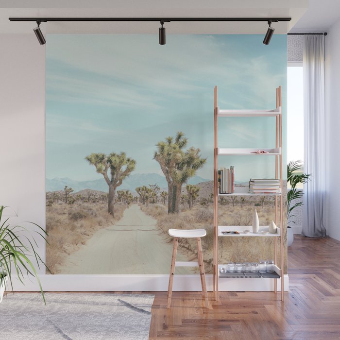 Desert Path - Joshua Tree Landscape, Nature Photography Wall Mural Gallery Image 1