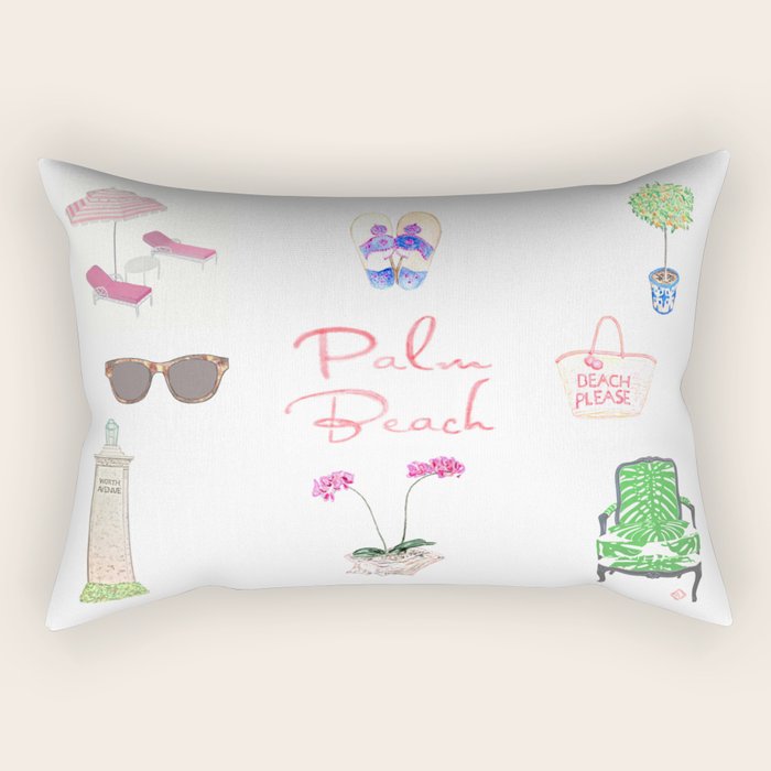 PALM BEACH Rectangular Pillow Gallery Image 1