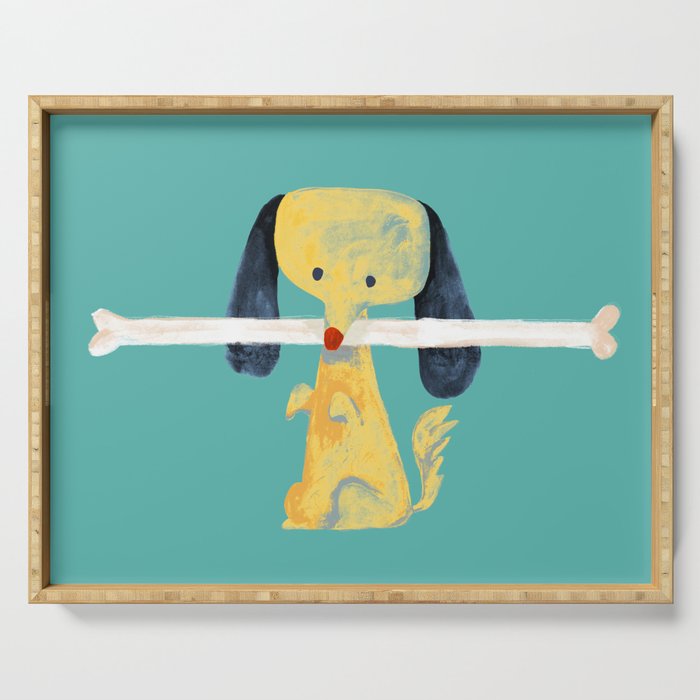 Lucky dog Serving Tray Gallery Image 1
