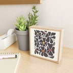 Abstract Black Florals Mini Art Print Gallery Image 2