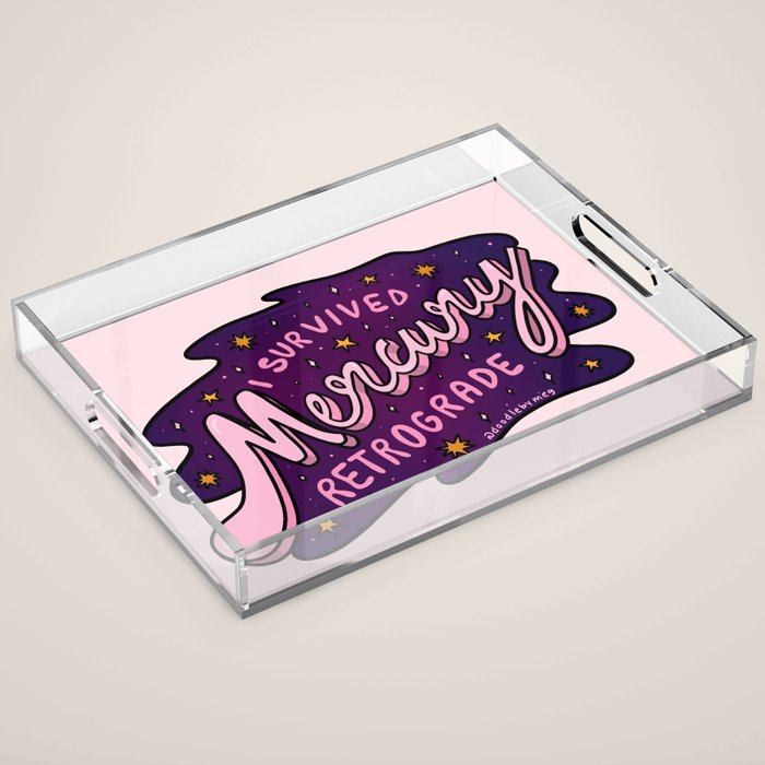 Mercury Retrograde Acrylic Tray Gallery Image 1