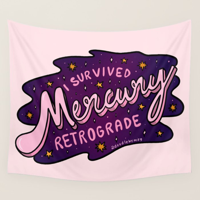 Mercury Retrograde Wall Tapestry Gallery Image 1