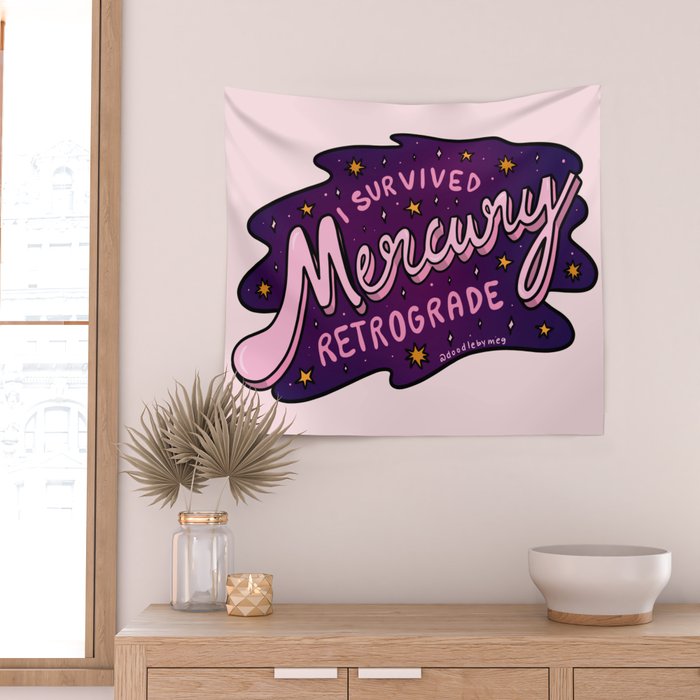 Mercury Retrograde Wall Tapestry Gallery Image 2