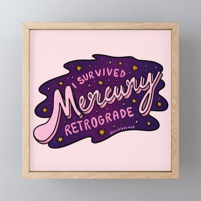 Mercury Retrograde Mini Art Print Gallery Image 1