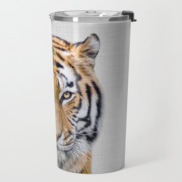 Tiger - Colorful Travel Mug Gallery Image 2