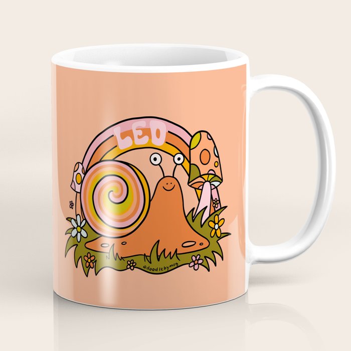 Leo Snail Coffee Mug Gallery Image 1