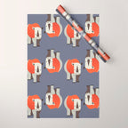 Whimsy Rhinoceros Wrapping Paper Gallery Image 1