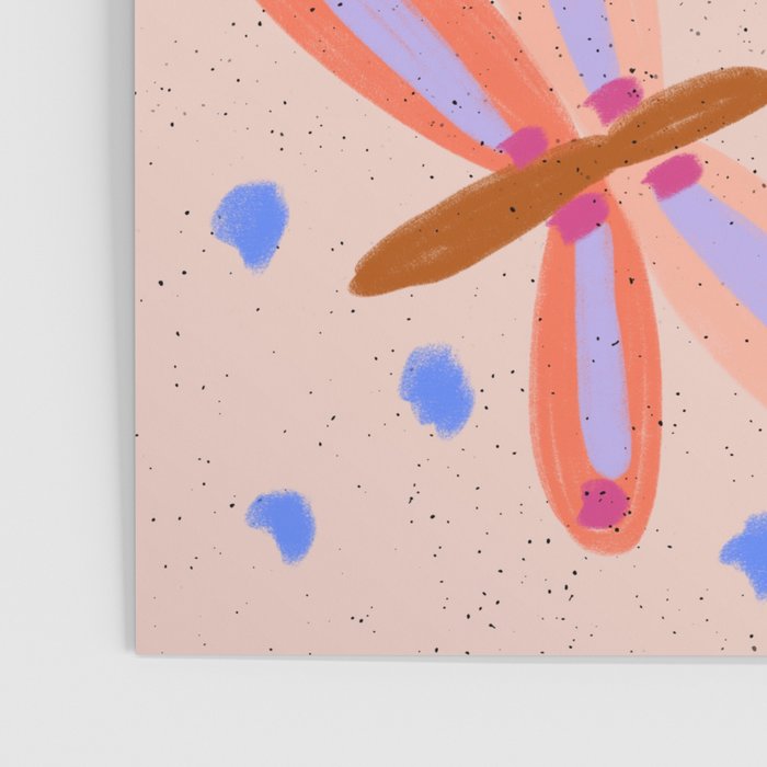 Happy and Colorful Butterflies Illustration Poster Gallery Image 3
