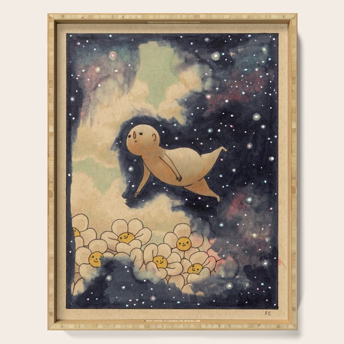 Sky Swimming  Serving Tray Gallery Image 1