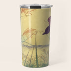 Hankjin Views - Nature Ukiyo Landscape in Green, Purple, Yellow & Orange Travel Mug Gallery Image 1