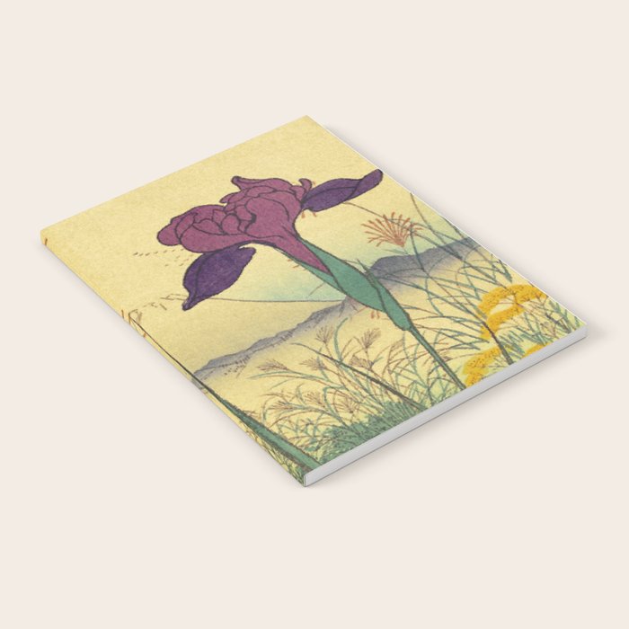 Hankjin Views - Nature Ukiyo Landscape in Green, Purple, Yellow & Orange Notebook Gallery Image 1