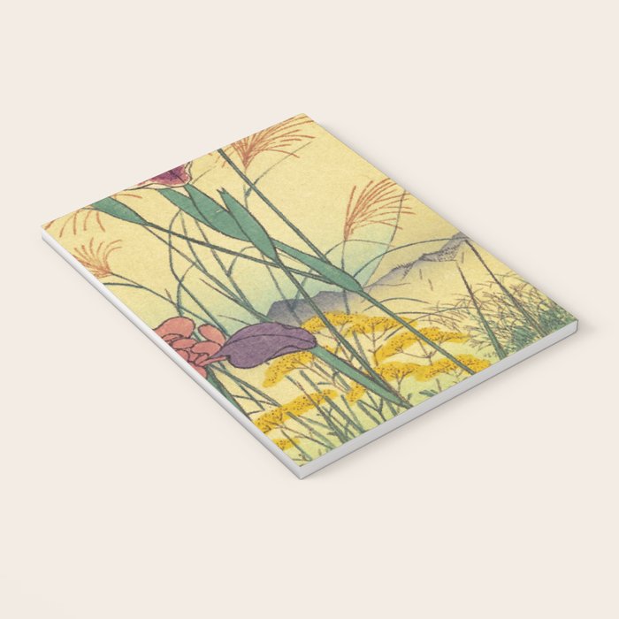 Hankjin Views - Nature Ukiyo Landscape in Green, Purple, Yellow & Orange Notebook Gallery Image 3