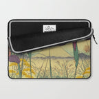 Hankjin Views - Nature Ukiyo Landscape in Green, Purple, Yellow & Orange Laptop Sleeve Gallery Image 2