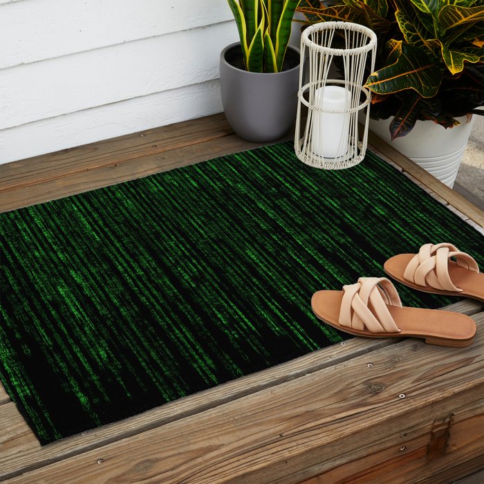 Matrix (2) Outdoor Rug Gallery Image 2
