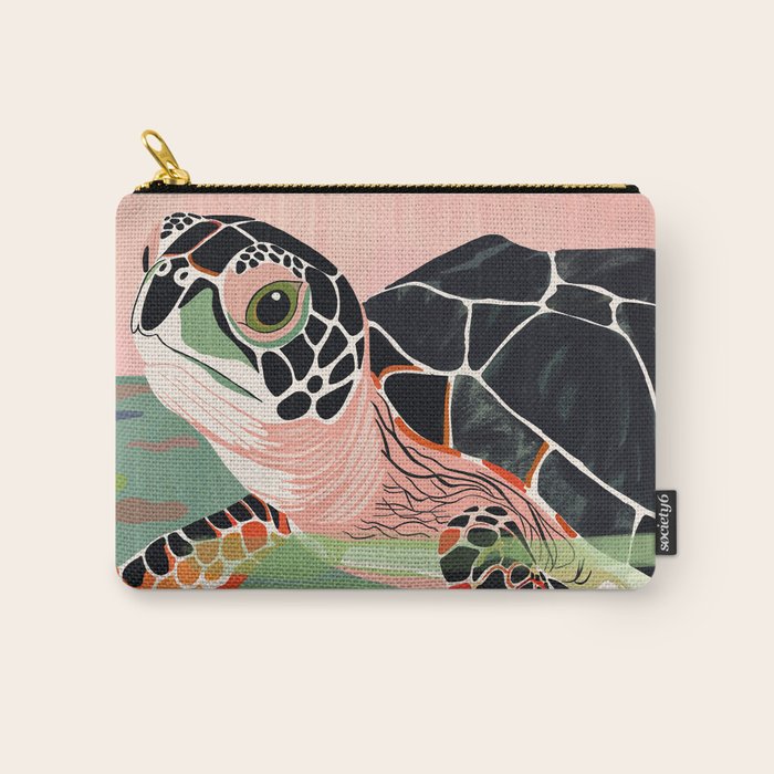 Cute Turtle  Carry All Pouch Gallery Image 1