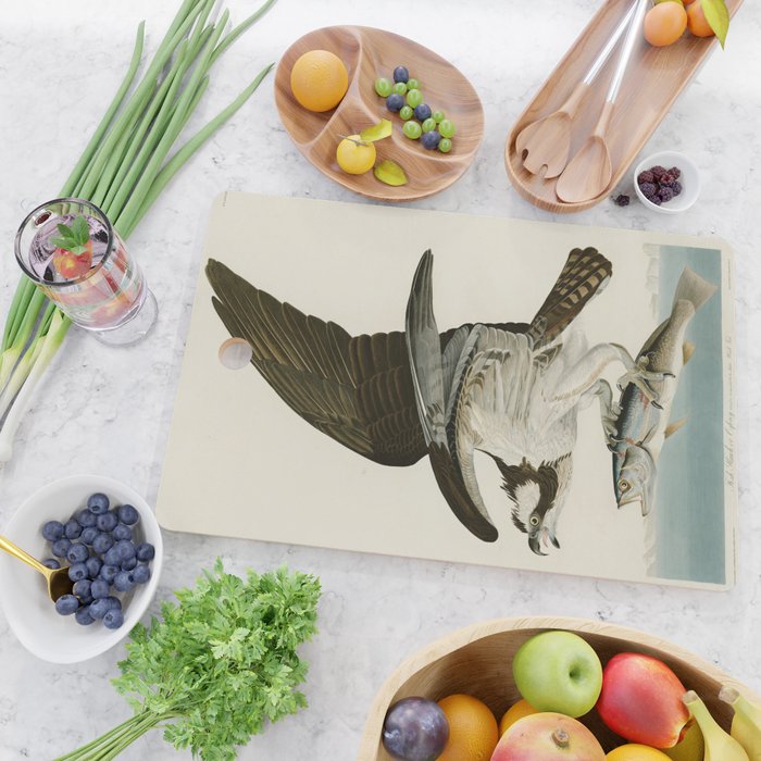 Osprey - John James Audubon's Birds of America Print Cutting Board Gallery Image 2
