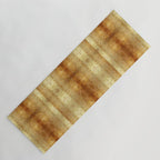 AGED GOLDEN DAMASK Shabby Chic  Yoga Mat Gallery Image 1