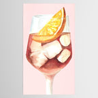 Aperol Spritz: Retro Classic Cocktail 01 Tablecloth Gallery Image 2