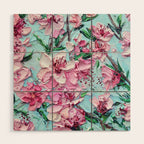 Peach Blossoms Wood Wall Art Gallery Image 1