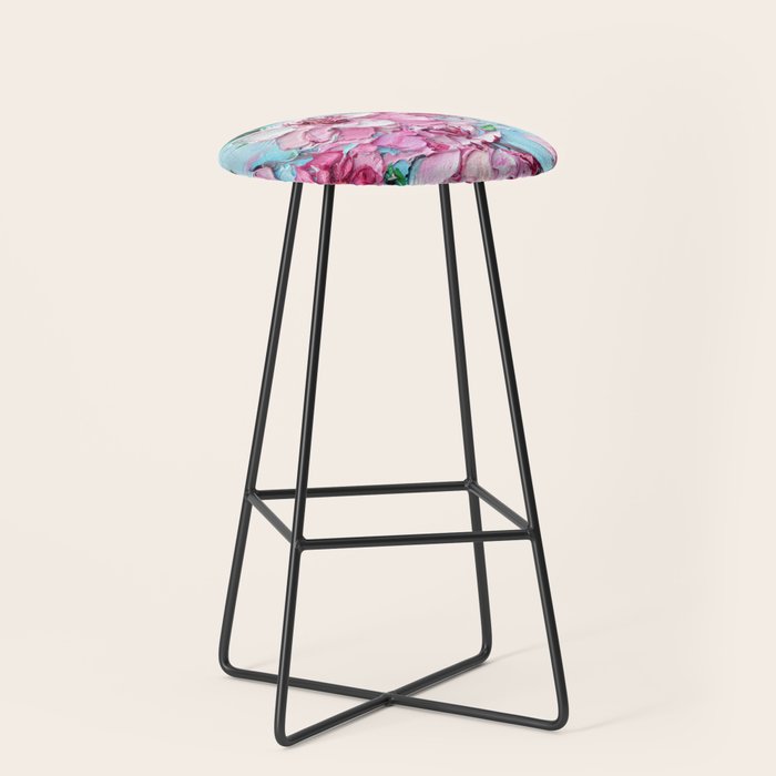 Peach Blossoms Stool Gallery Image 1