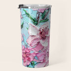 Peach Blossoms Travel Mug Gallery Image 3
