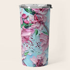 Peach Blossoms Travel Mug Gallery Image 2