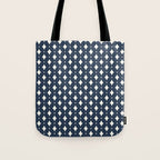 Vintage Stars VIII Dark Navy Blue Tote Bag Gallery Image 1