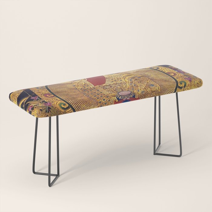 Amitabha Buddha Golden Shambala Thangka Bench Gallery Image 1