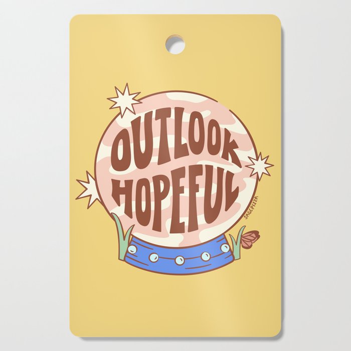 OUTLOOK HOPEFUL (IN YELLOW) Cutting Board Gallery Image 1