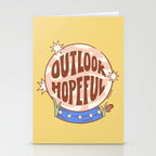 OUTLOOK HOPEFUL (IN YELLOW) Stationery Card Gallery Image 2