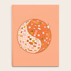 Spooky Yin Yang Disco Ball Notebook Gallery Image 4