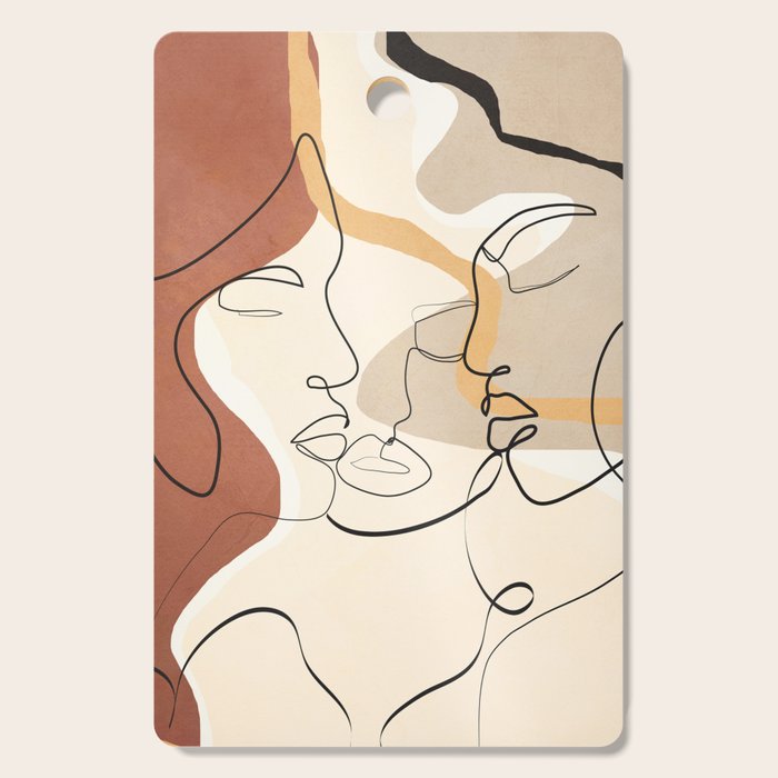 Developed Faces 01 Cutting Board Gallery Image 1